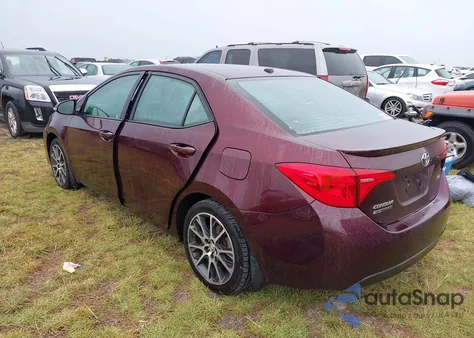 2017 Toyota Corolla Se Special Edition from USA, damaged, VIN 5YFBURHE6HP613095